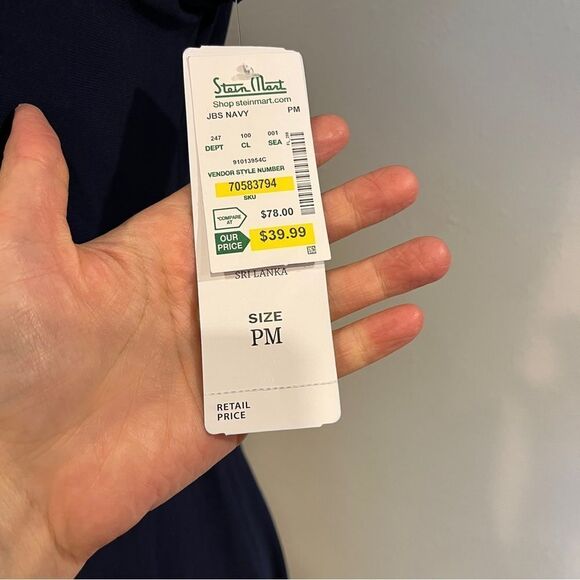 MSK navy sleeveless a-line dress - Picture 5 of 13